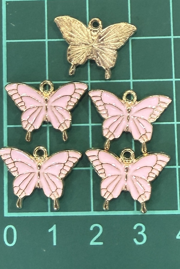 Charm Butterfly Pink